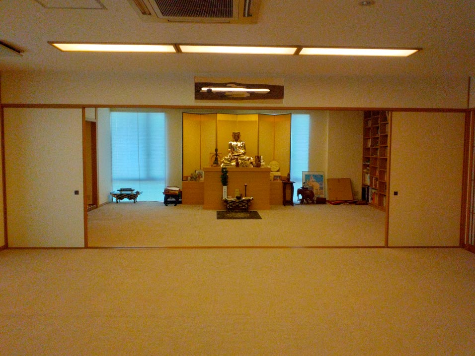 春慶寺の5階にある書院